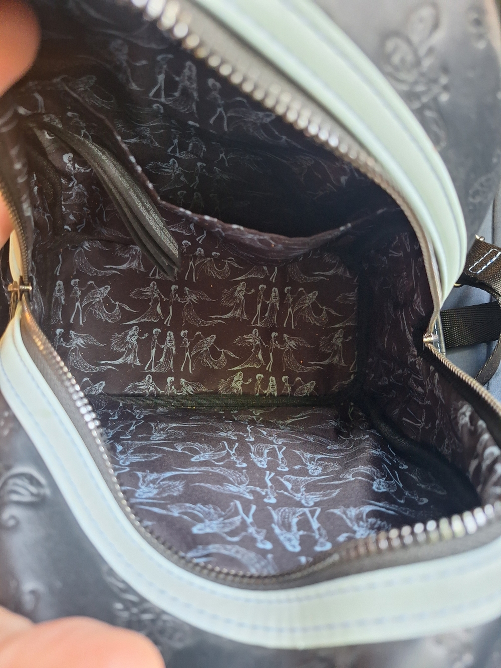 Loungefly Blue Floral Emily Bride Backpack - Picture 4 of 6